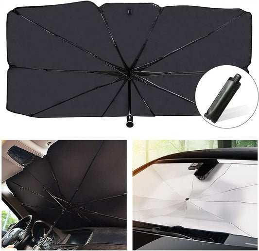 Car Windshield Umbrella – Foldable Sunshade for UV Protection & Cooler Interiors