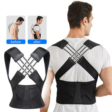 Adjustable Back Posture Corrector Belt – Pain Relief & Spine Support