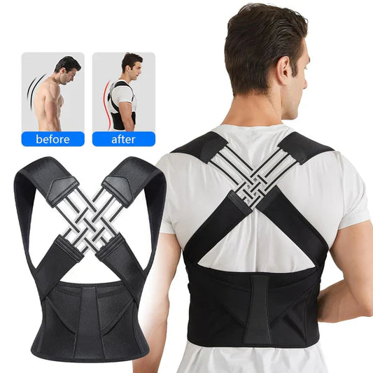 Adjustable Back Posture Corrector Belt – Pain Relief & Spine Support