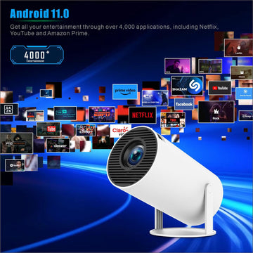 🎥 SmartBeam Mini Projector – 4K Ready, Built-in Netflix &amp; YouTube | السينما في بيتك!