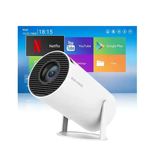 🎥 SmartBeam Mini Projector – 4K Ready, Built-in Netflix & YouTube | السينما في بيتك!