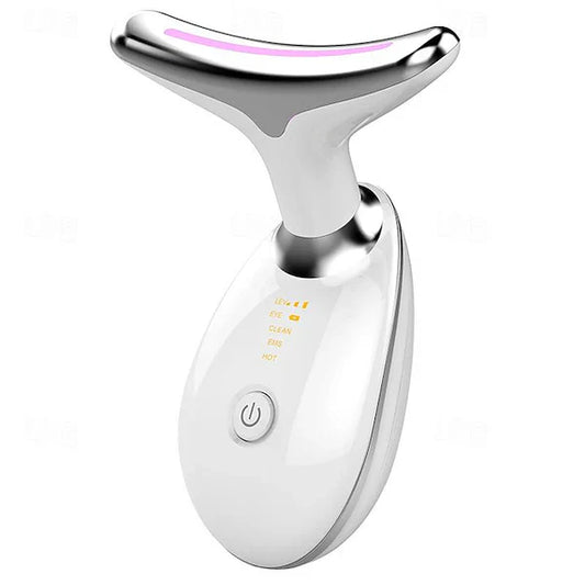 🌟 GlowLift Pro – LED Neck & Face Beauty Device | جهاز تدليك الوجه والرقبة بتقنية LED 🌈